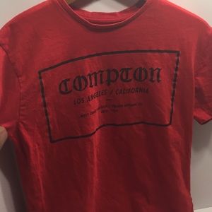 Red Compton shirt for boys